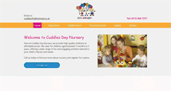 Desktop Screenshot of cuddles-day-nursery.co.uk