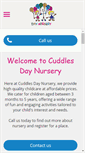 Mobile Screenshot of cuddles-day-nursery.co.uk